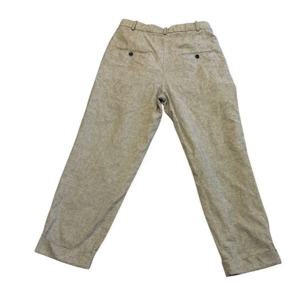 Isabel Marant Etoile Men's High Rise Straight Leg Casual Chino Pants 38 Pleated
